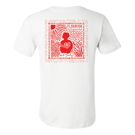 Flourish Tee - White