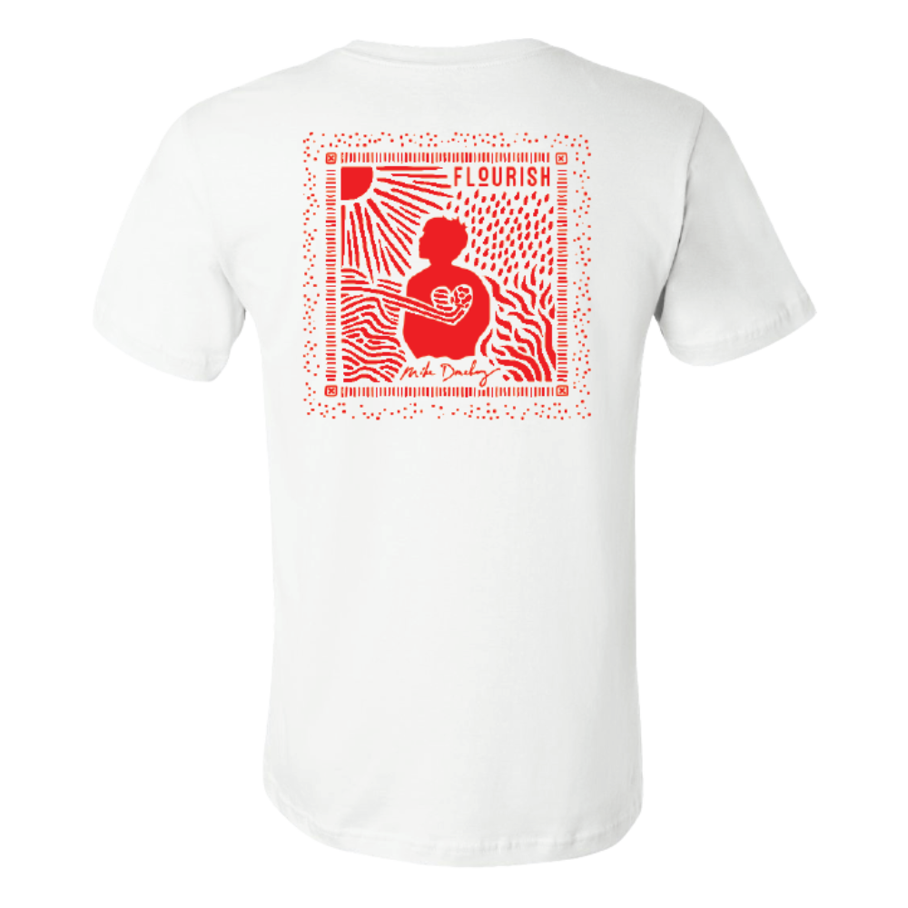 Flourish Tee - White
