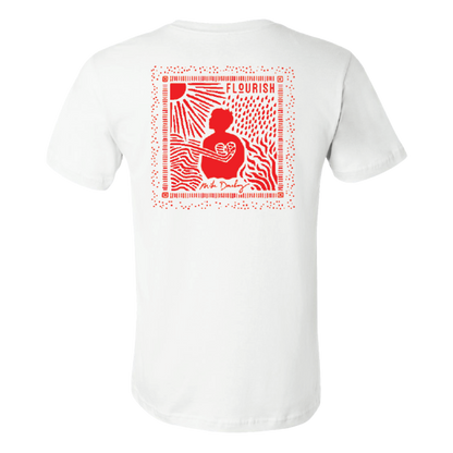 Flourish Tee - White